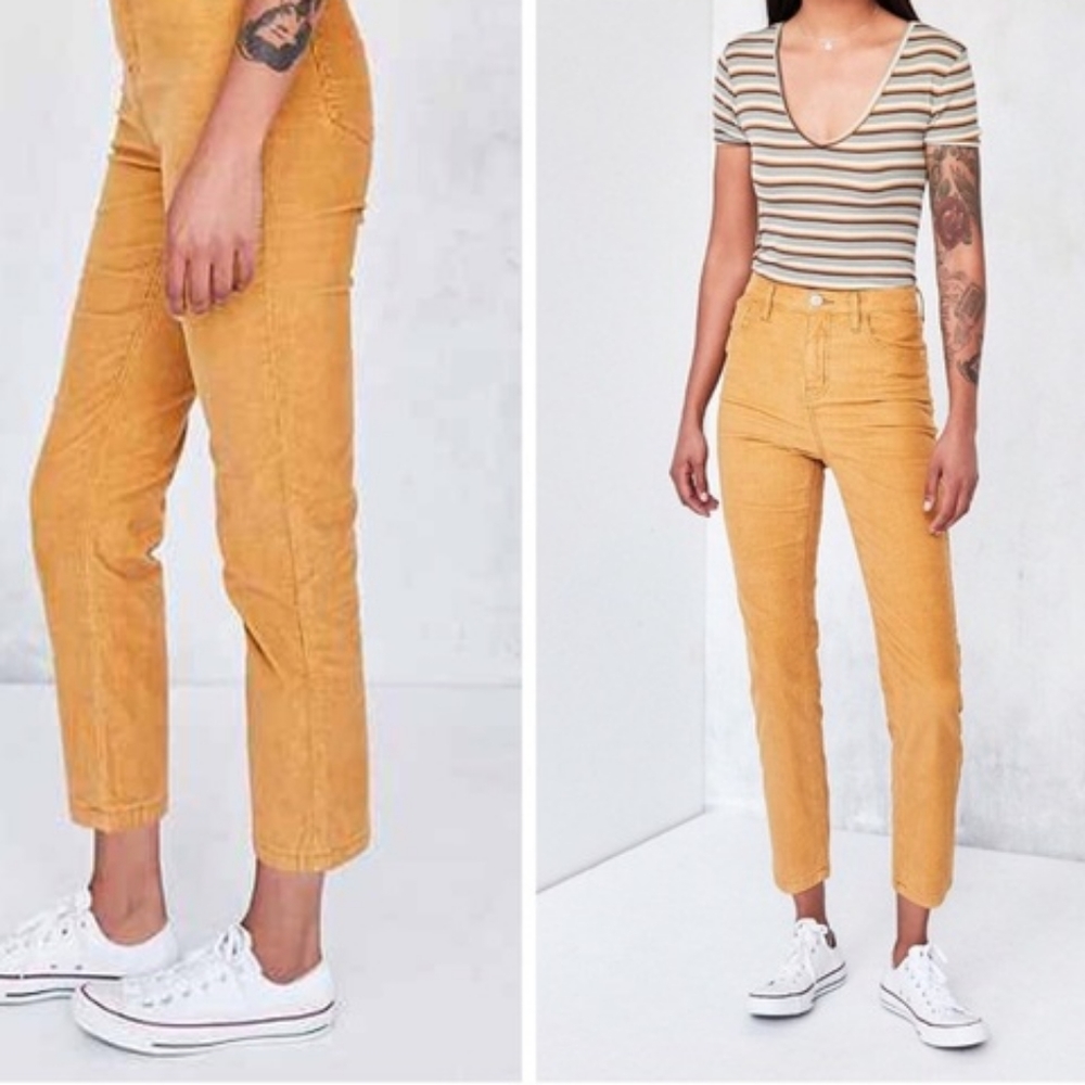Urban Outfitters BDG Mustard Cords Size 25